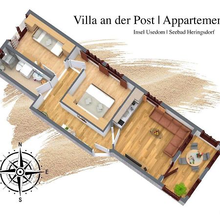 Villa an der Post, Whg. 02 Ostseebad Heringsdorf Exterior foto